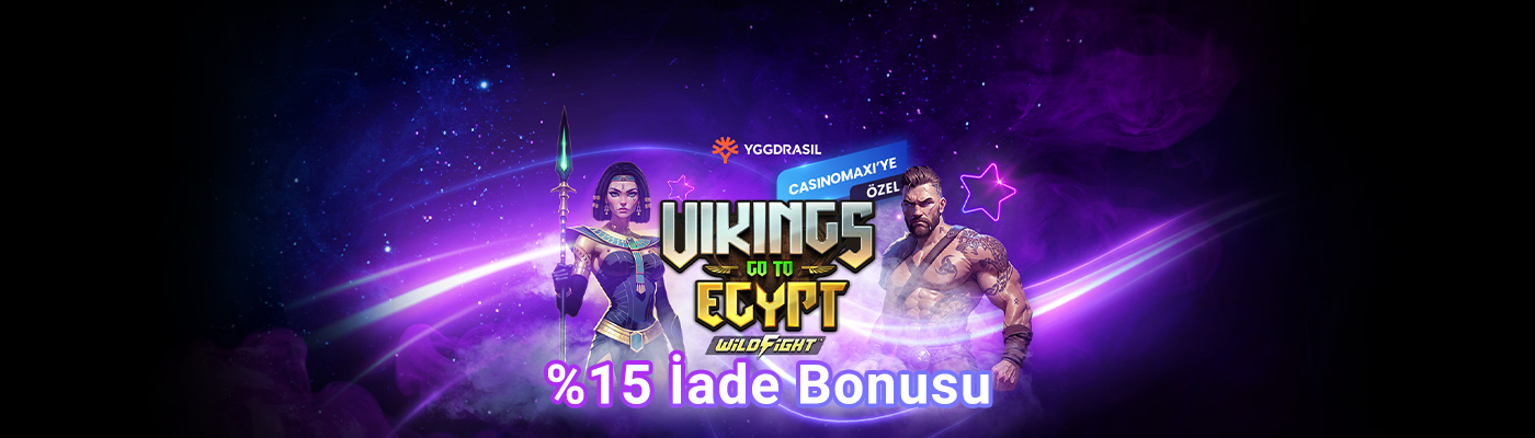 Free Spin ve İade Bonusu Ödülleri vikings go to egypt wild fight